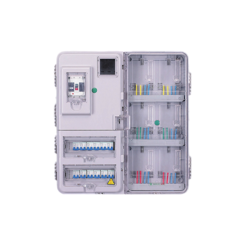 GY-D-K6F/D6F左右结构单相六表位插卡式/电子式电表箱