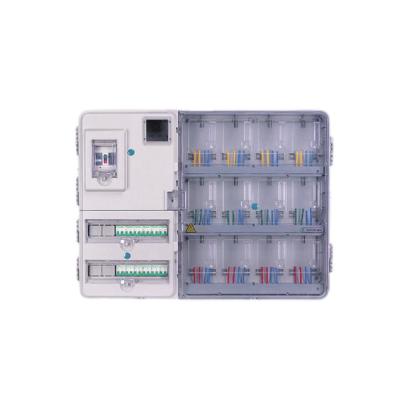 GY-D-K12F/D12F左右结构单相十二表位插卡式/电子式电表箱