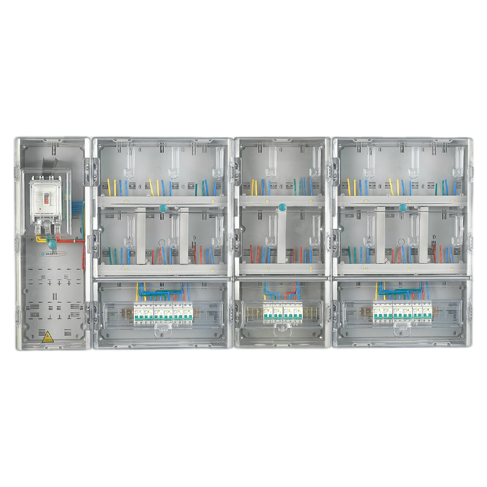 GY-D-K16单相十六表位插卡式电表箱