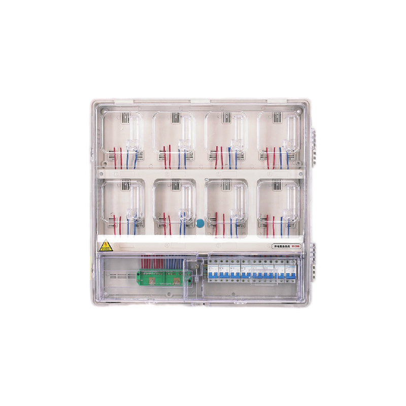 GY-D-K8S/J8S上下结构单相八表位插卡式/机械式电表箱
